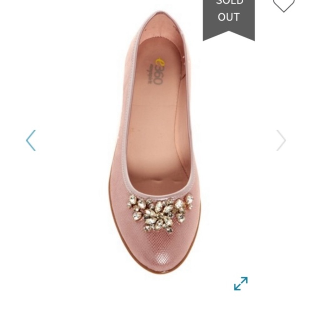 New Wide 8.5  easy spirit Kristy pink flats size 8.5 wide - Picture 3 of 8